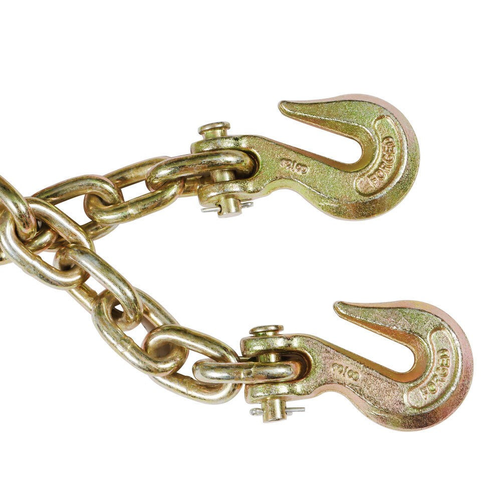 Grade 70 3/8" Tow Chain Hooks 20' Truck Tie Down Binder High Quality New