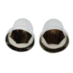 40-Pack 33mm Push-On Bullet Style Plastic Lug Nut Covers 2 3/8
