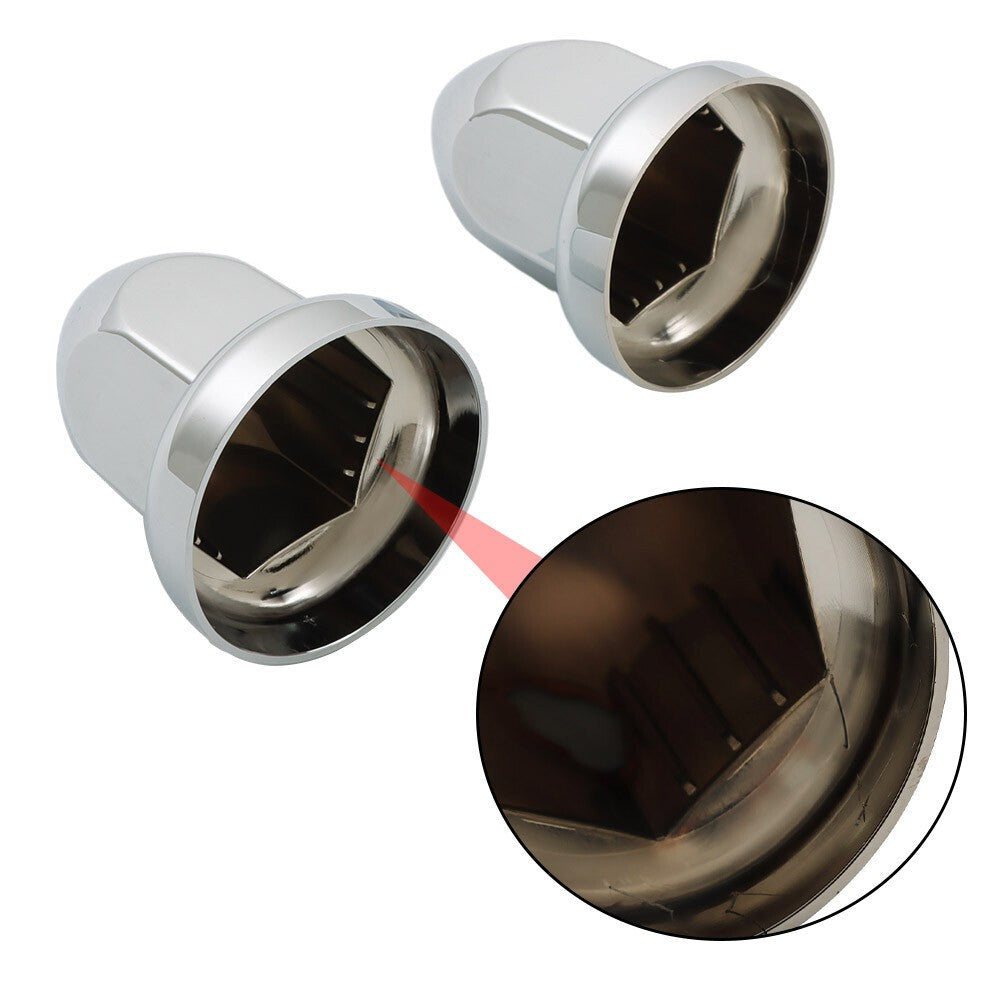 40-Pack 33mm Push-On Bullet Style Plastic Lug Nut Covers 2 3/8