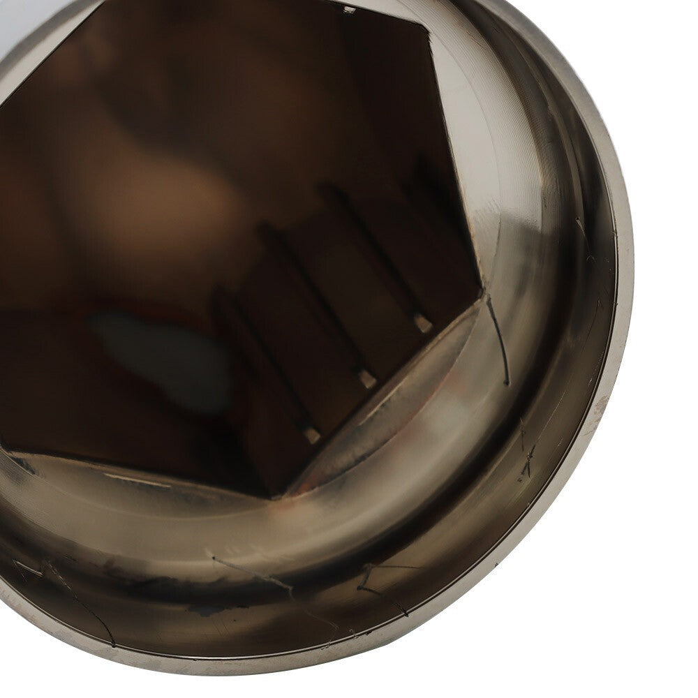 40x 33mm Chrome ABS Lug Nut Covers Push-On Bullet Caps for Semi Truck