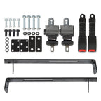 Golf Cart Seat Belt Bracket Kit for EZGO Yamaha Club Car 42" 35" 6.9