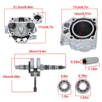 Honda TRX420 Engine Rebuild Kit Cylinder Head Crankshaft Bearings 2009-2024