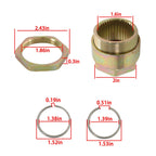 Rear Axle Lock Jam Sleeve Nut Clip for Honda TRX300EX TRX400EX 90652-HA2-000