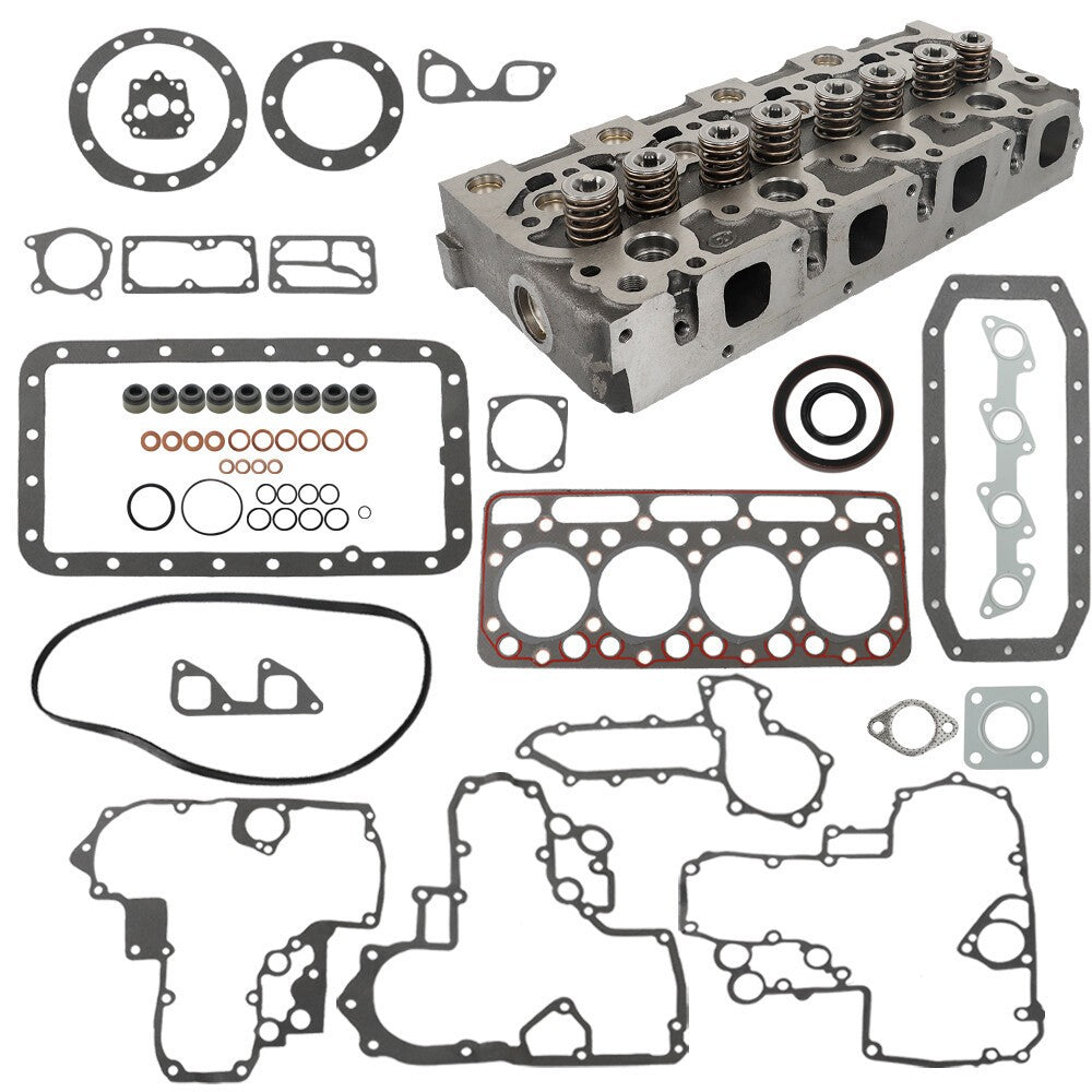 Kubota V1902 Skid Steer L555 L553 Cylinder Head & Gasket Complete New Holland