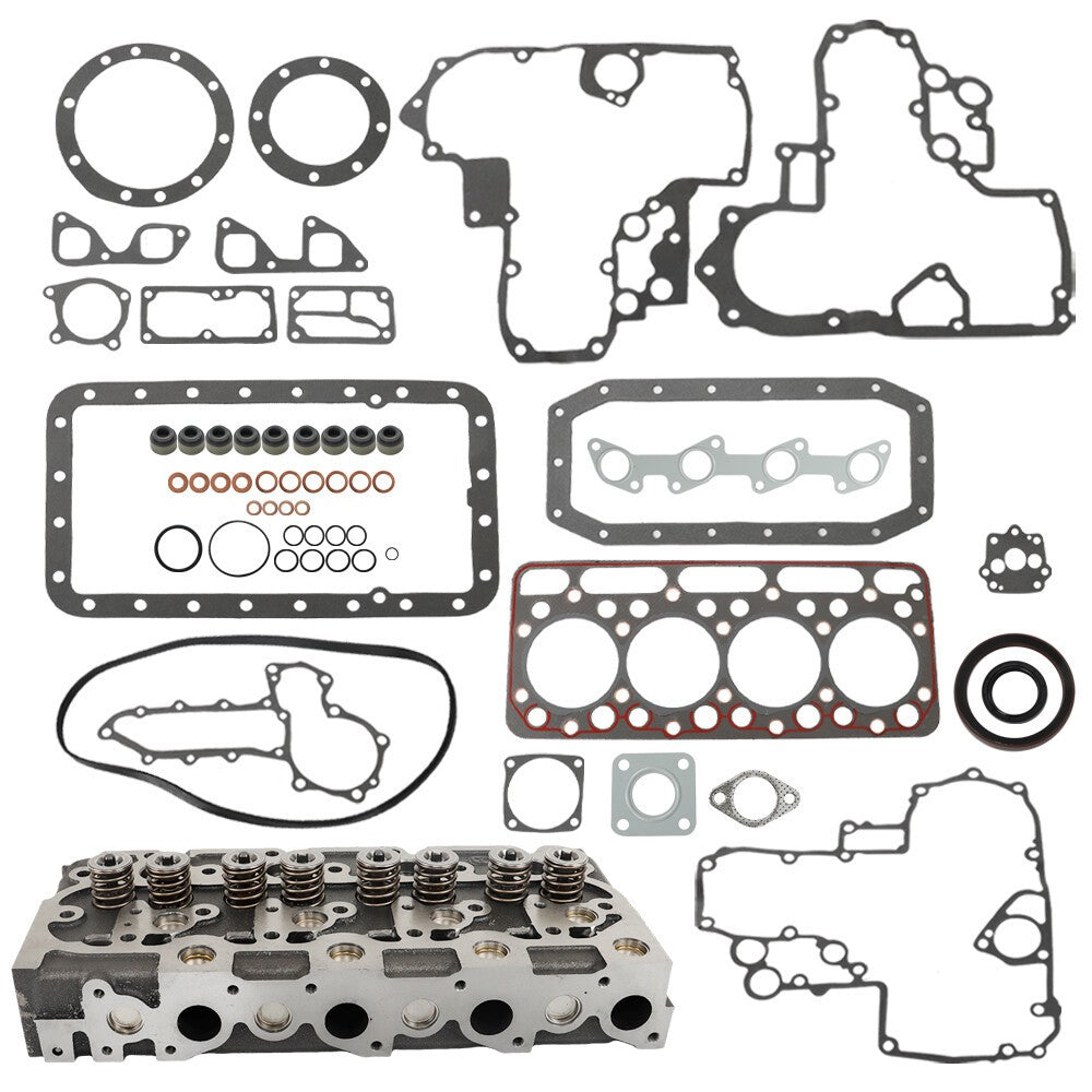 Kubota V1902 Skid Steer L555 L553 Cylinder Head & Gasket Complete New Holland