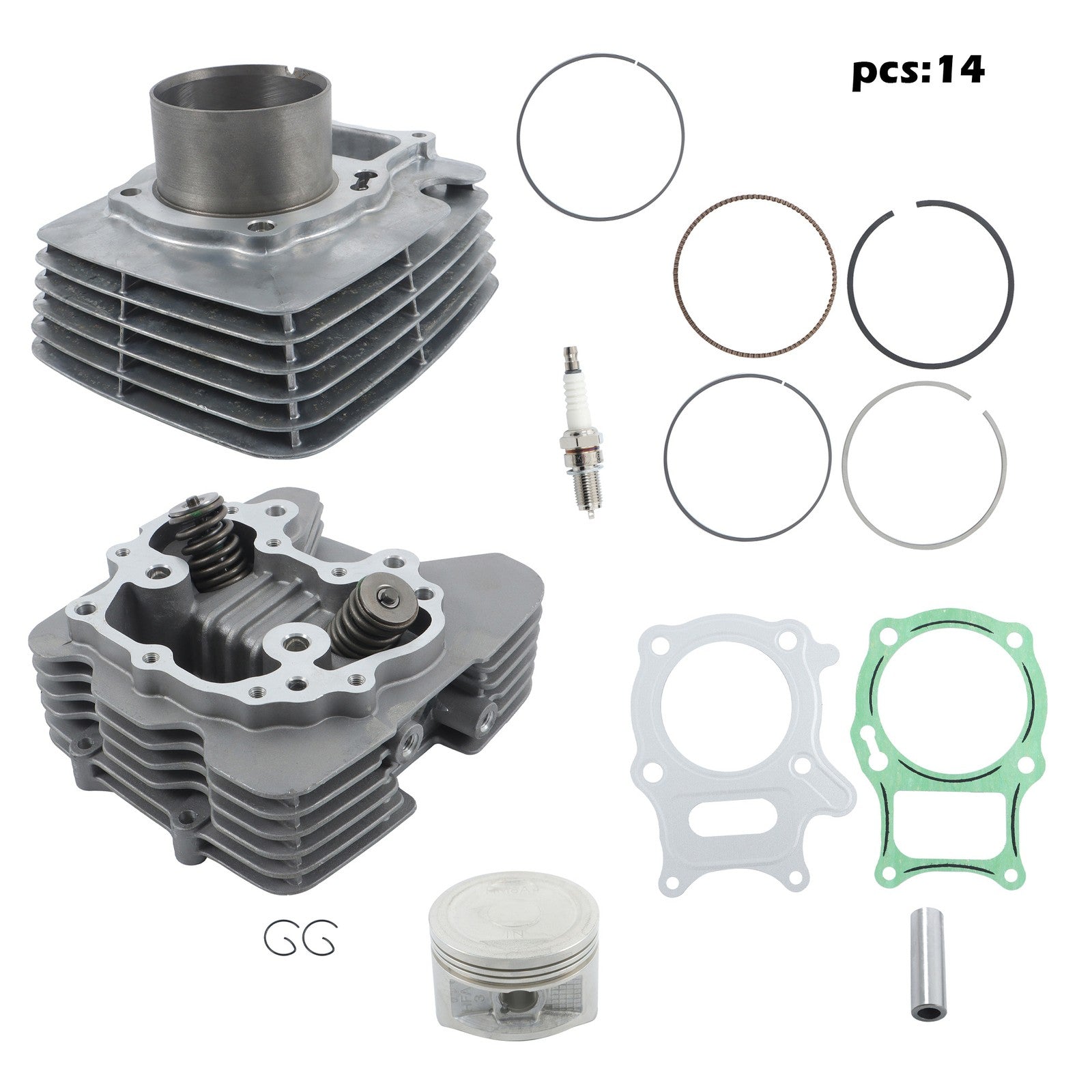 Honda TRX250 RECON 250 Engine Cylinder Piston Gasket Kit 12200-HM8-305