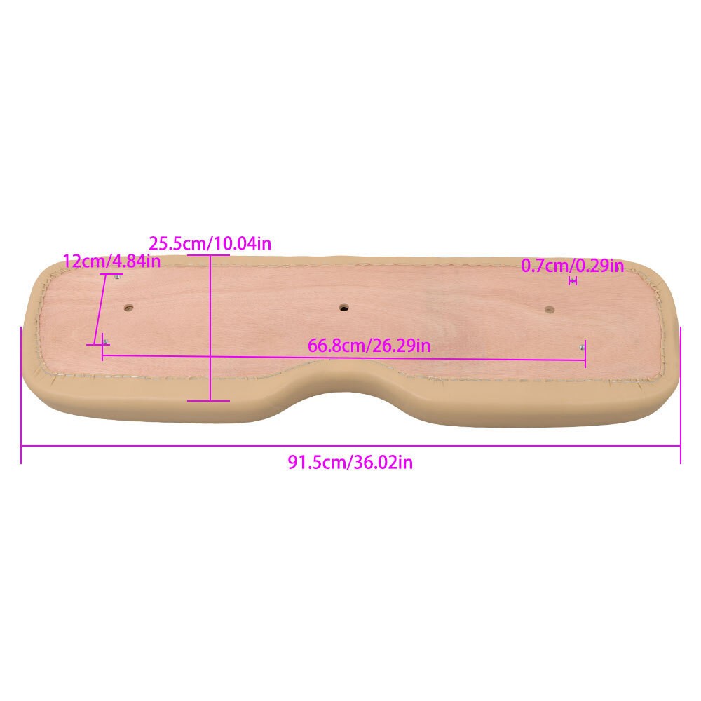 Beige Front Seat Lean Back Cushion for EZGO RXV Freedom RXV 2008+