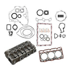 Kubota D905 Cylinder Head Assembly with Valves & Full Gasket Kit Complete