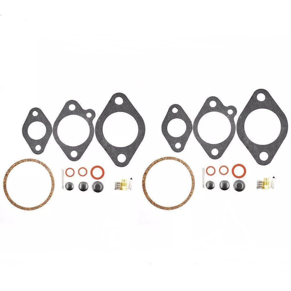 2× Outboard Carburetor Rebuild Kit 9.9-120 HP Chrysler Force Motorboat Parts