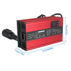 48V 10A Battery Charger for Club Car Golf Cart with 3-Pin Round Plug