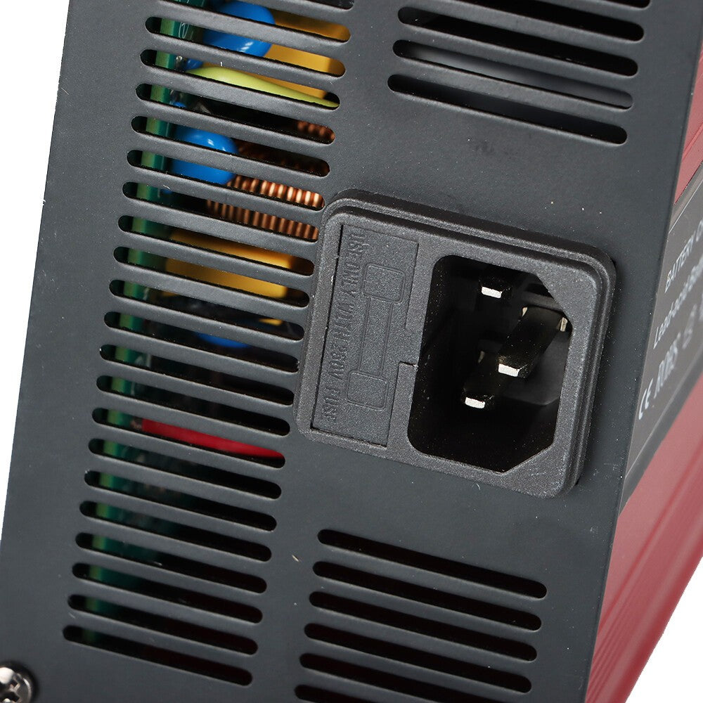 48V 10A Battery Charger for Club Car Golf Cart with 3-Pin Round Plug