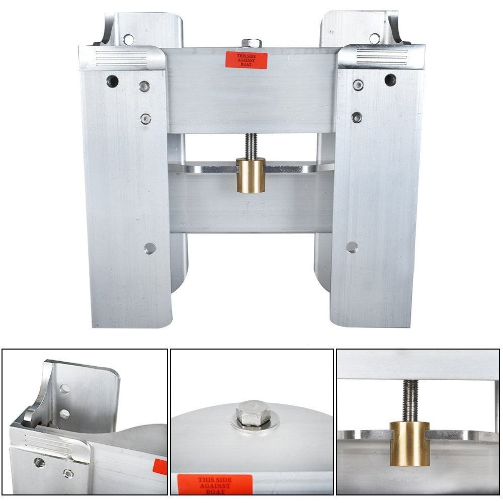 Adjustable 4" Aluminum Jack Plate for Outboard Motor JPL4400 Boat Replacement