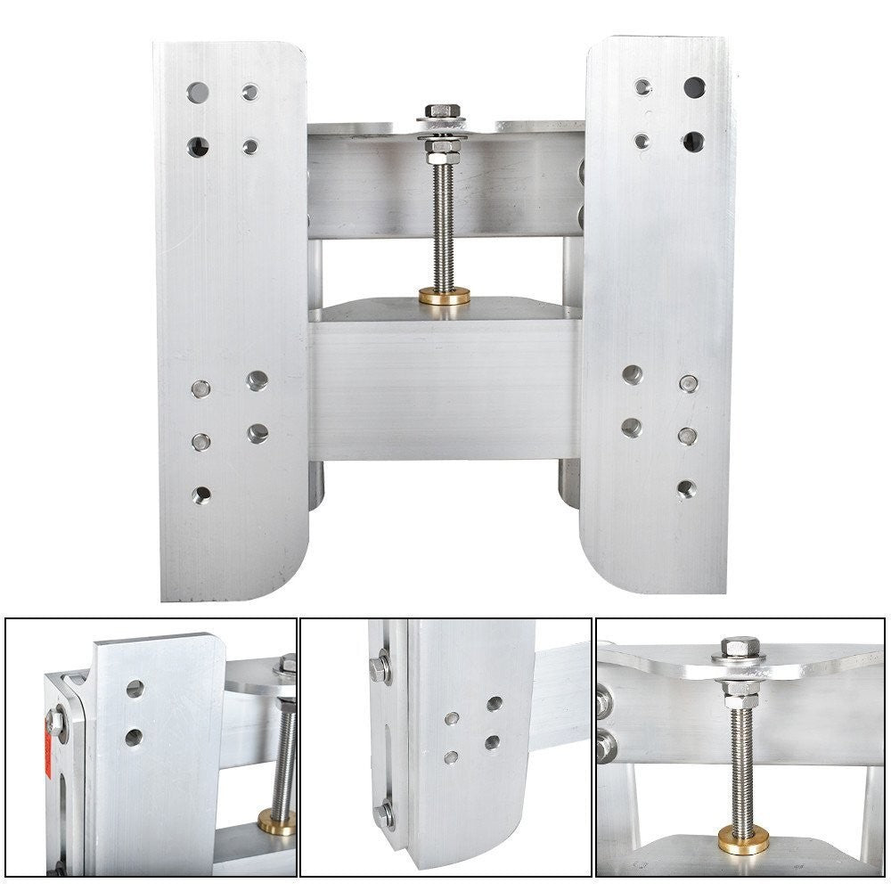 Adjustable 4" Aluminum Jack Plate for Outboard Motor JPL4400 Boat Replacement