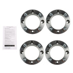 4x 2" 4x137 Silver Wheel Spacers M10x1.25 for Kawasaki Mule 500-610
