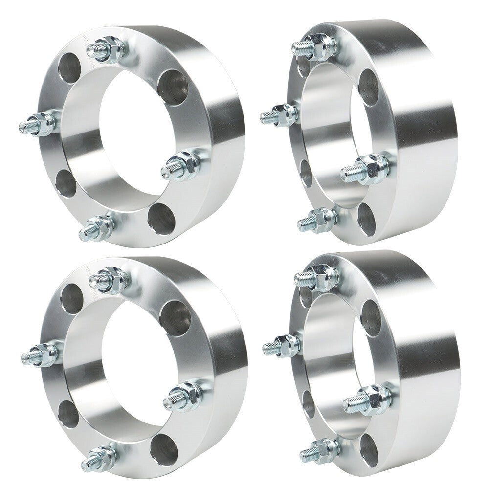 4x 2" 4x137 Silver Wheel Spacers M10x1.25 for Kawasaki Mule 500-610