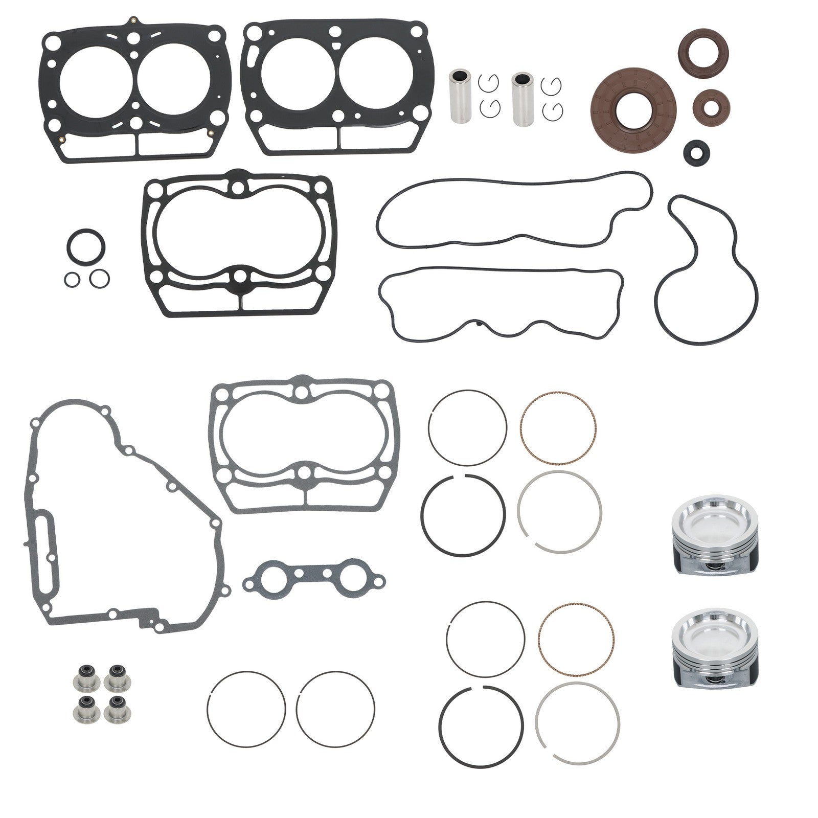 Polaris Ranger 800 Engine Rebuild Kit Crankshaft Pistons Gaskets 2011-2015