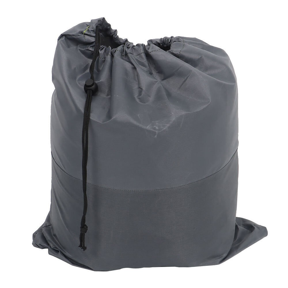 Waterproof Gray Boat Cover 21-24FT Trailerable Pontoon Fabric Protector