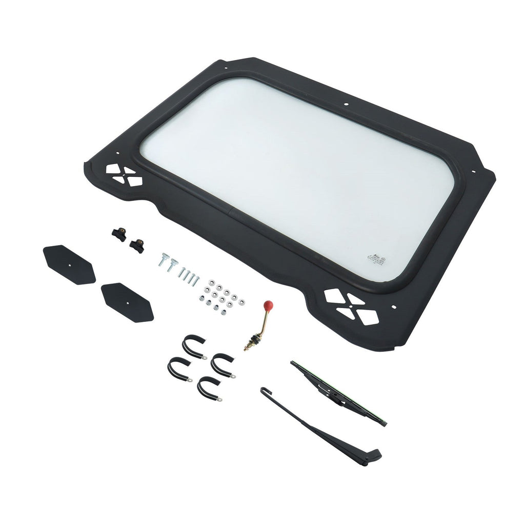 UTV Full Glass Windshield with Wiper for Polaris RZR 1000 S 2016-2018