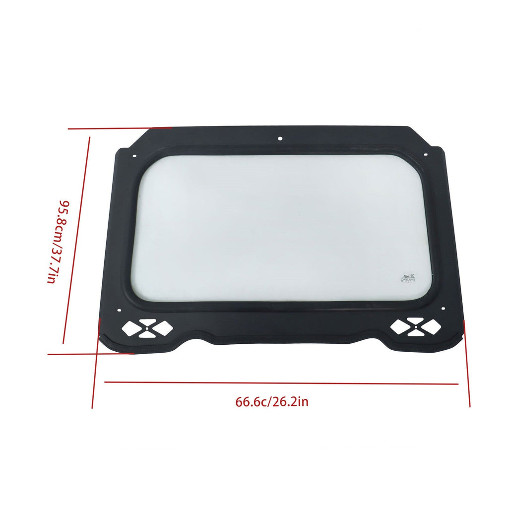 UTV Full Glass Windshield with Wiper for Polaris RZR 1000 S 2016-2018