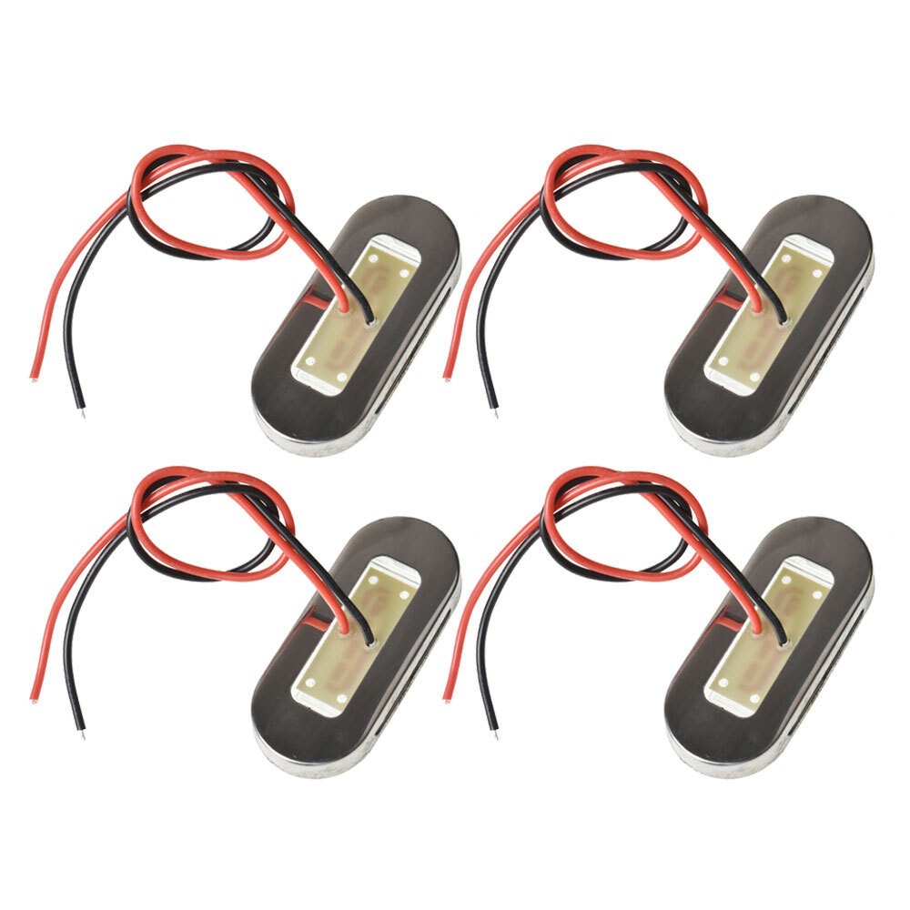 4x Marine Grade 12V Cool Blue LED Courtesy Lights - Super Bright