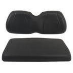 Black Premium Vinyl Front Seat Cushions for Club Car Precedent Golf Cart