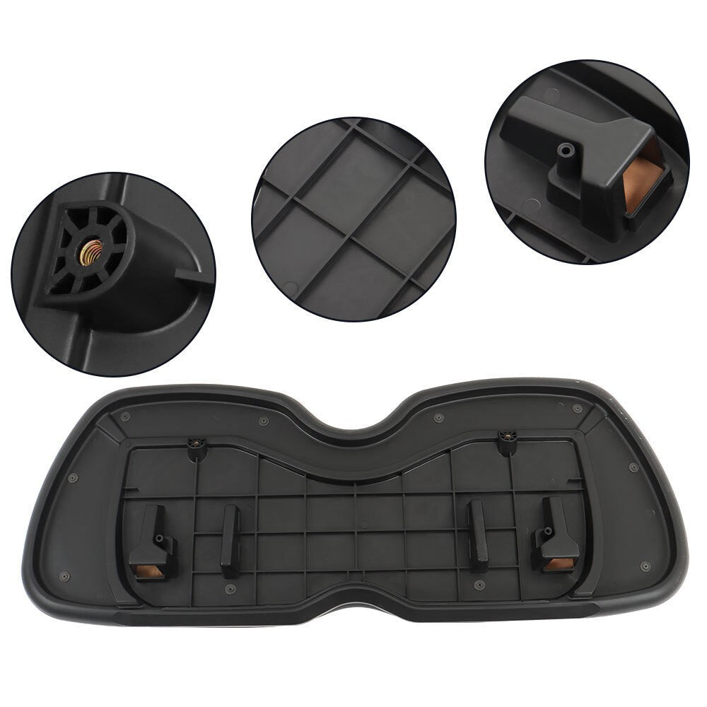 Black Premium Vinyl Front Seat Cushions for Club Car Precedent Golf Cart