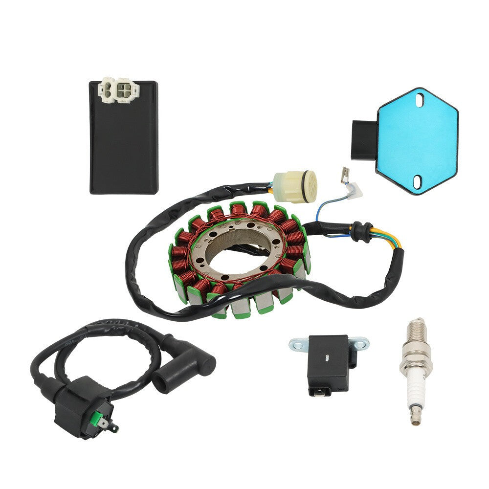 Honda Foreman 450 TRX450 Ignition Coil CDI Spark Plug Stator Regulator 98-01