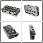 Kubota D722 Cylinder Head with Valves 16689-03049 17575-03042 16873-03043