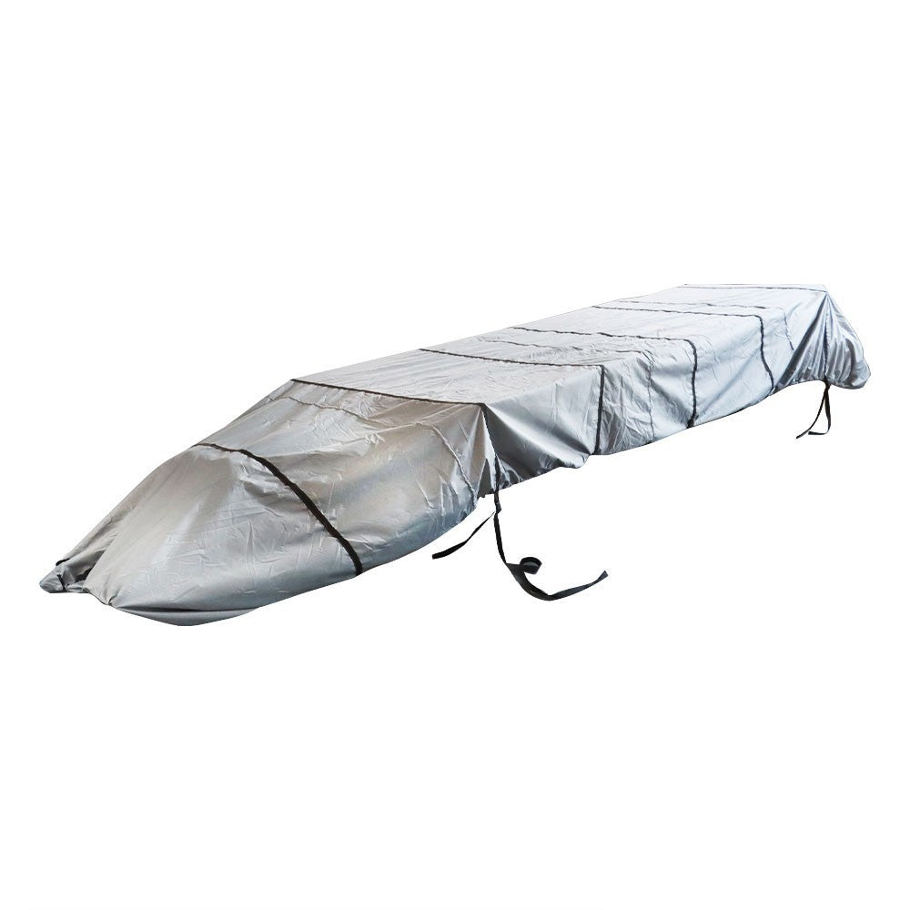 12ft Jon Boat Cover Grey 210D Waterproof Trailerable 56inch