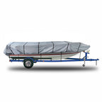 14ft Jon Boat Cover Grey 210D Waterproof Trailerable 70inch