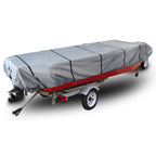 14ft Jon Boat Cover Grey 210D Waterproof Trailerable 70inch