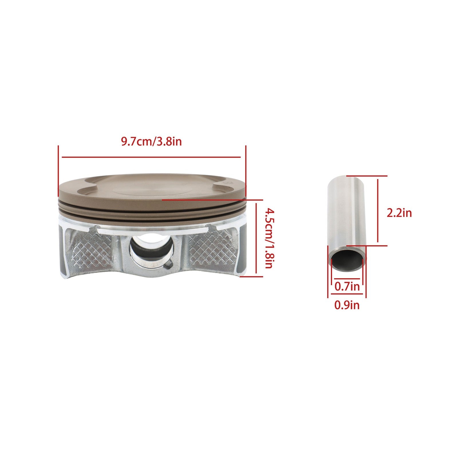 Polaris Sportsman RZR Ranger 570 99mm Engine Piston Kit 3022288 2204960