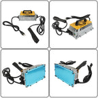 Golf Cart Lithium Battery Charger for EZGO TXT RXV 3-Pin Triangular Plug