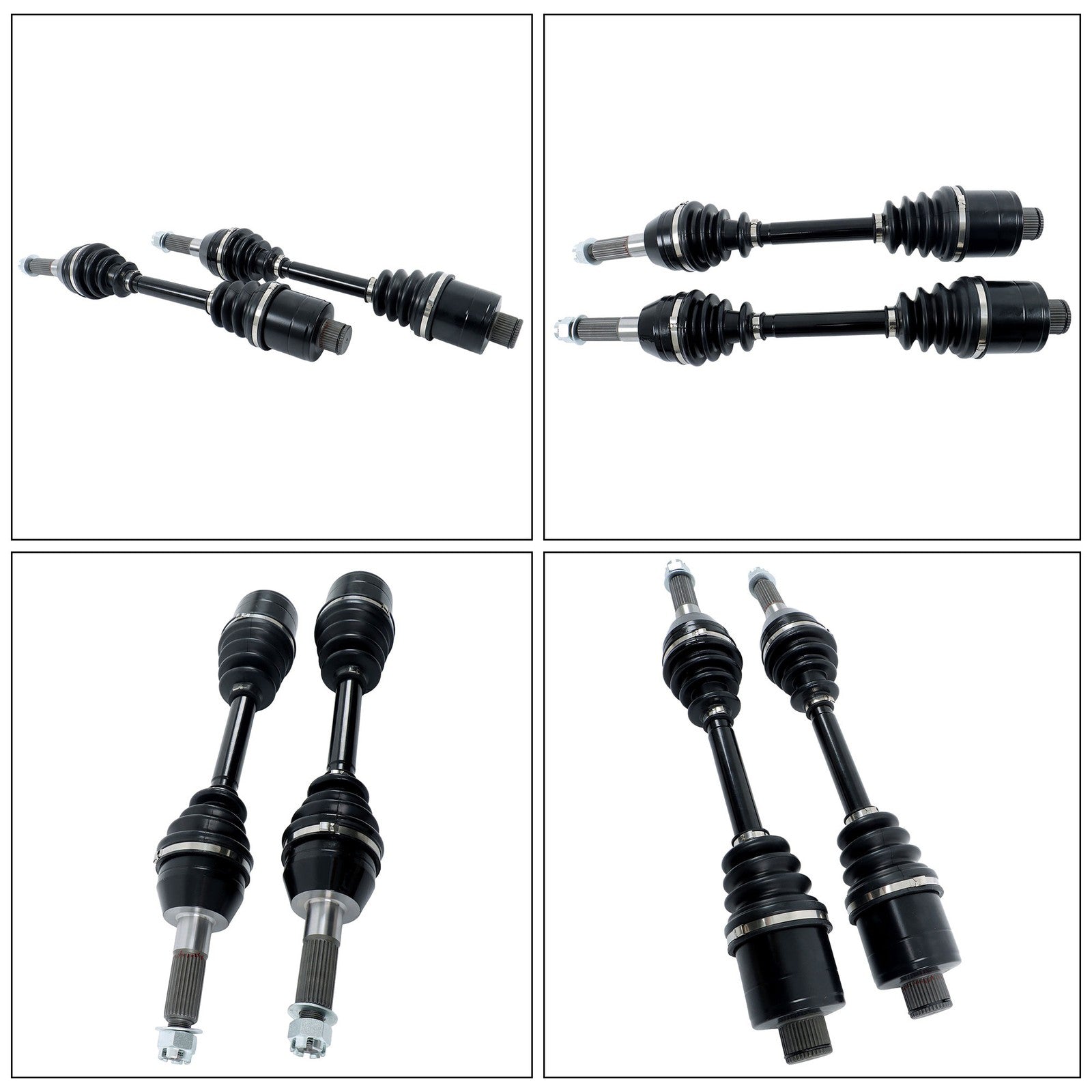 2× Rear Left & Right CV Joint Axle for Polaris 1332421 1332511 1332654 1332935