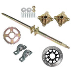 44" Rear Live Axle Wheel Hub Kit for Go Kart Golf Cart ATV Buggy Quad