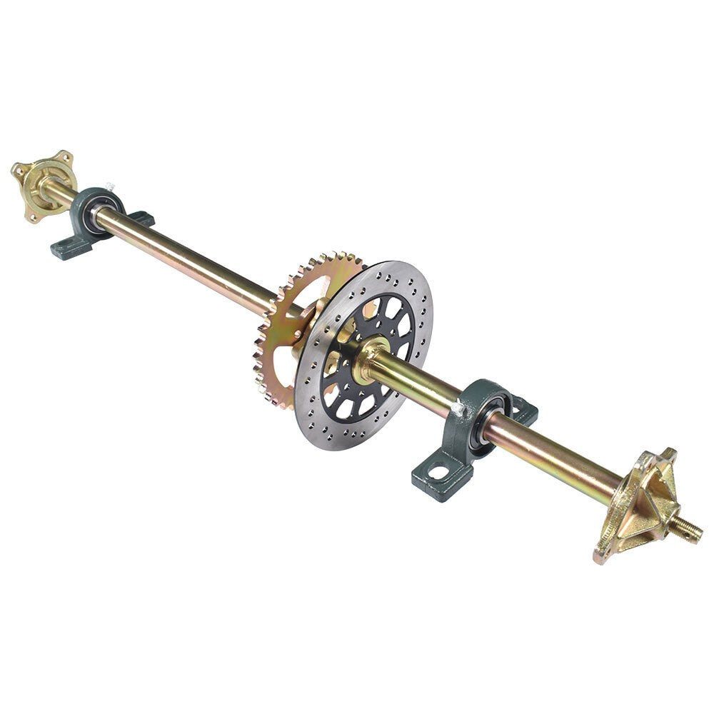 44" Rear Live Axle Wheel Hub Kit for Go Kart Golf Cart ATV Buggy Quad