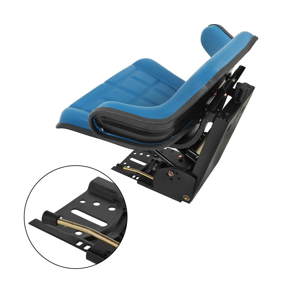 Blue Universal Tractor Suspension Seat for Ford New Holland 4110 4600 5000
