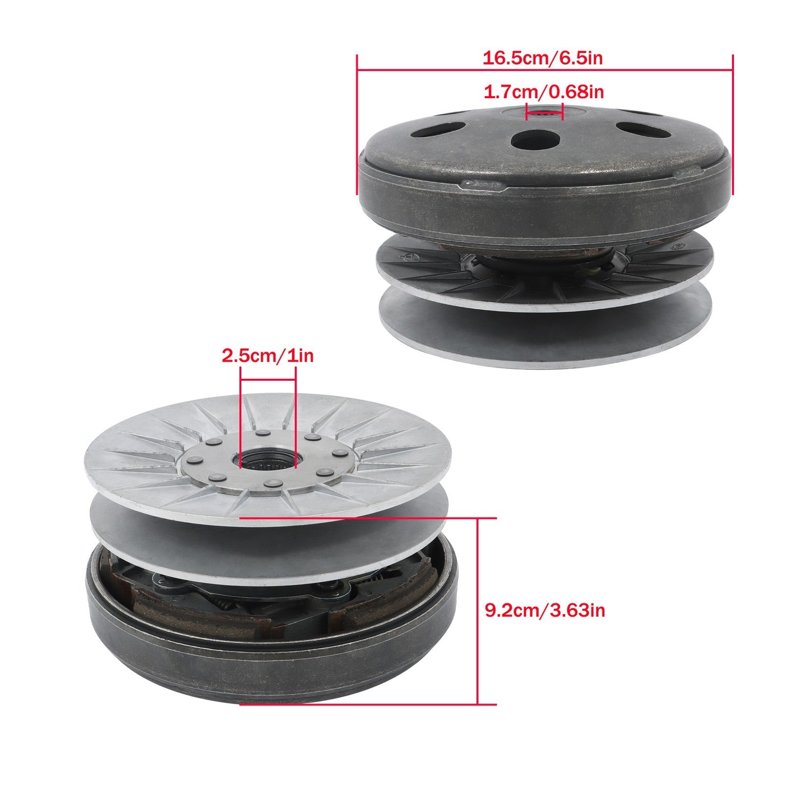 New Drive Pulley Secondary Clutch for Linhai Bighorn 400 ATV UTV 27248