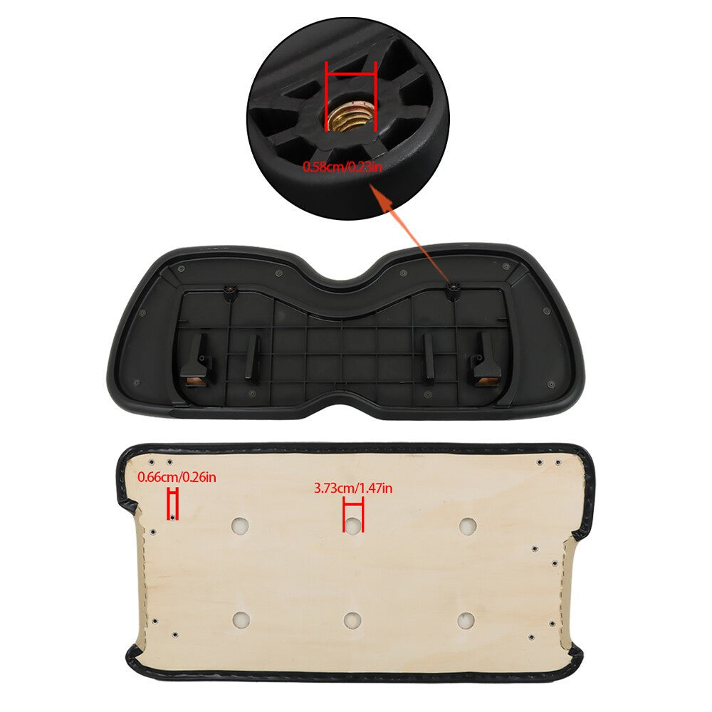 Golf Cart Front & Backrest Seat for Club Car Precedent 04-11 Beige G&E