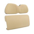 Golf Cart Front & Backrest Seat for Club Car Precedent 04-11 Beige G&E