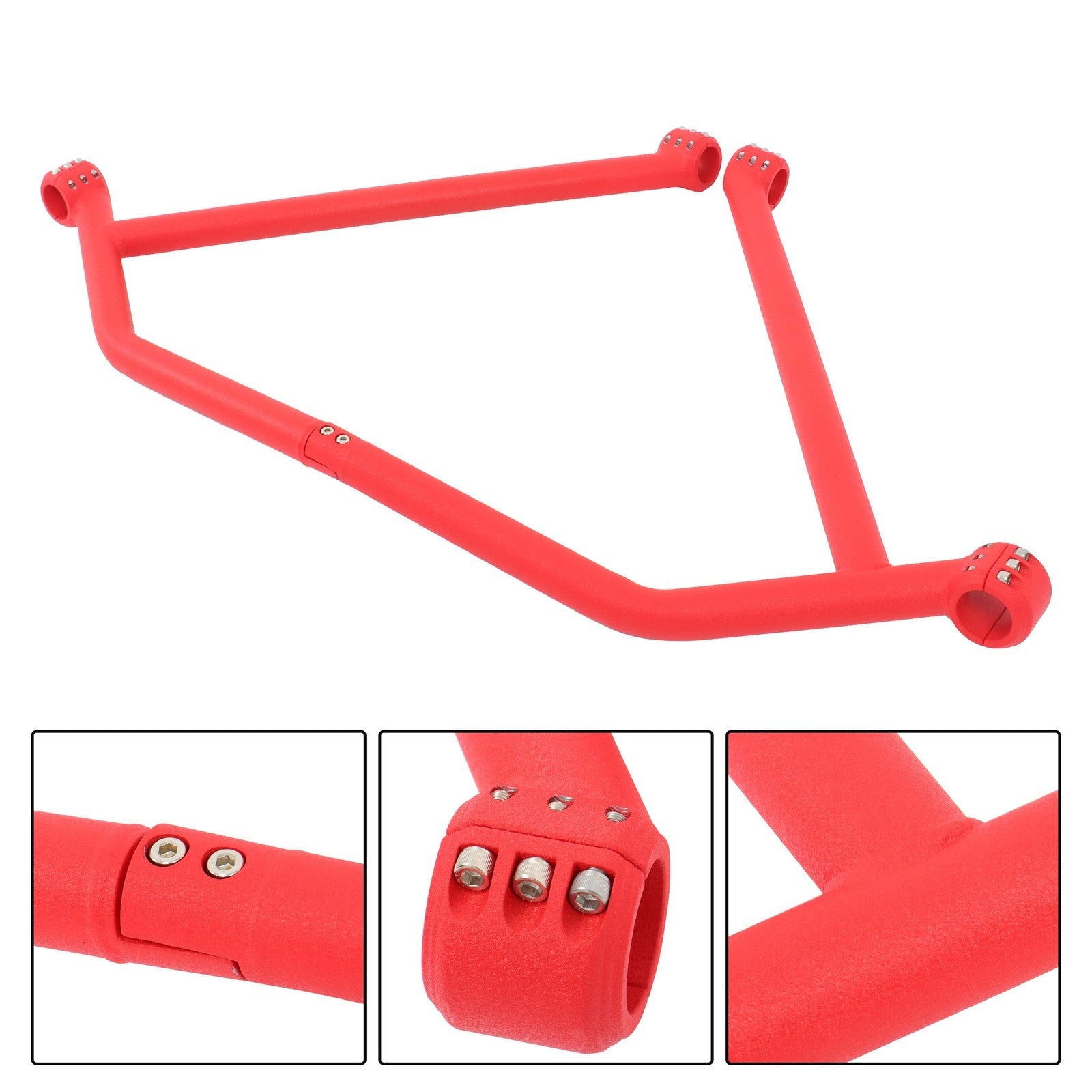 Can Am Maverick X3 Rear Face Tripod Guard Bar Red ATV Replacement Part