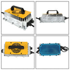 36V 18A Lithium Onboard Battery Charger for EZGO TXT Golf Carts Yellow