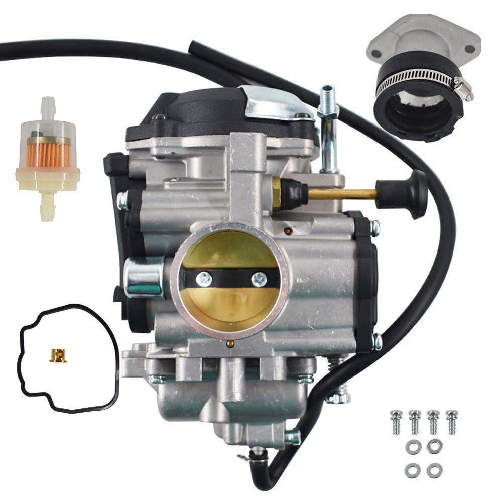 New Carburetor & Intake Manifold for Yamaha Bear Tracker 250 YFM250 Big Bear 350