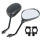 Universal 7/8" Handlebar Mount ATV Rear View Side Mirrors for Honda Yamaha