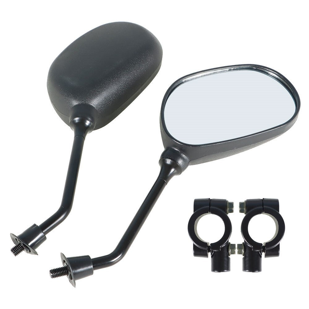 Universal 7/8" Handlebar Mount ATV Rear View Side Mirrors for Honda Yamaha