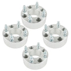 ATV Wheel Flange 2" 50mm 4x101.6mm Hub 62mm Thread 1/2"x20 Silver 4pcs