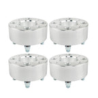 ATV Wheel Flange 2" 50mm 4x101.6mm Hub 62mm Thread 1/2"x20 Silver 4pcs