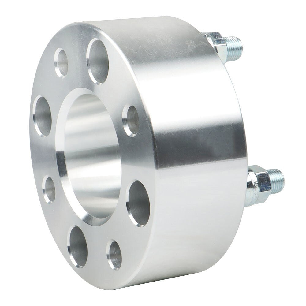 ATV Wheel Flange 2" 50mm 4x101.6mm Hub 62mm Thread 1/2"x20 Silver 4pcs