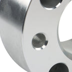 ATV Wheel Flange 2" 50mm 4x101.6mm Hub 62mm Thread 1/2"x20 Silver 4pcs