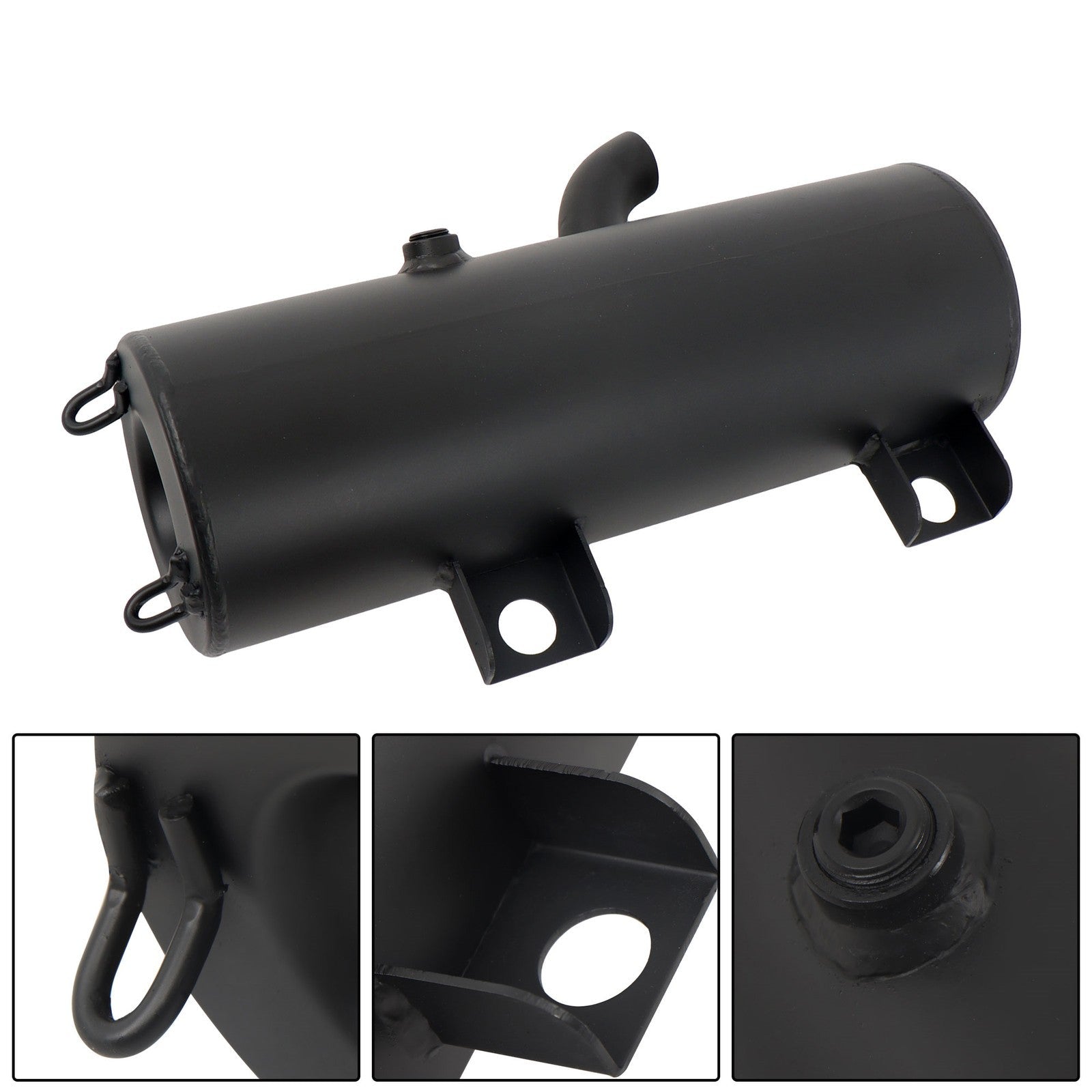 Polaris Scrambler 500 Exhaust Muffler Silencer w/Gaskets 2000-2012 1261006-489